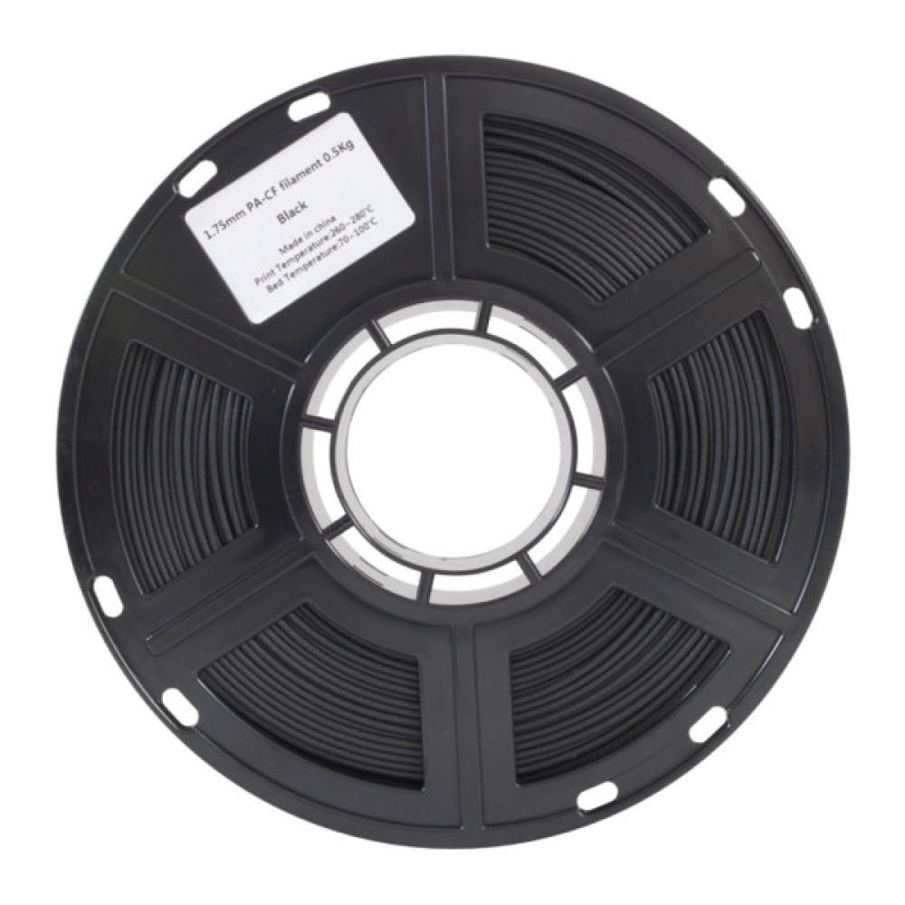 Пластик для 3D-принтера Flashforge PA-CF Carbon 1,75mm 0,5kg Black (PA-CF)