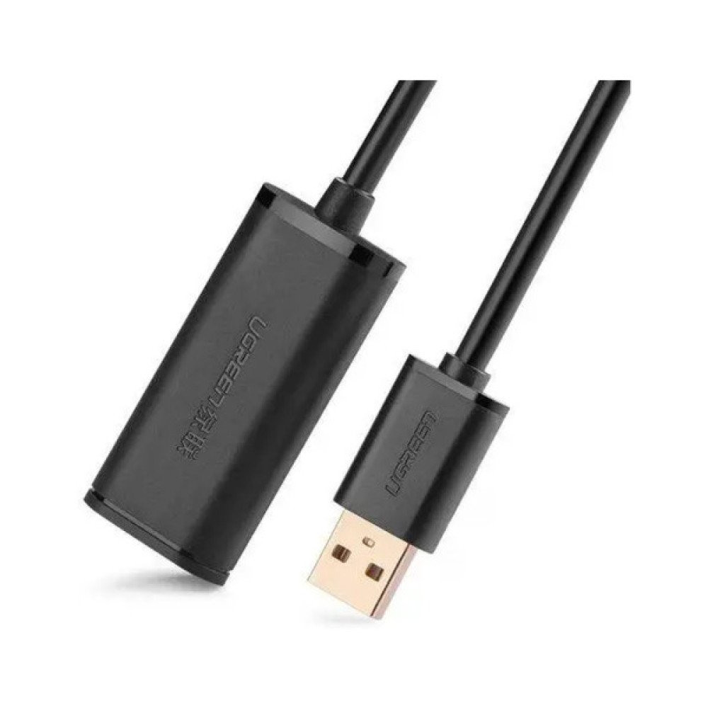 Дата кабель USB 2.0 AM to AF 5.0m Active black Ugreen (10319)