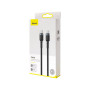 Дата кабель USB-C to USB-C 2.0m 100W 5A black-grey Baseus (CATKLF-ALG1)
