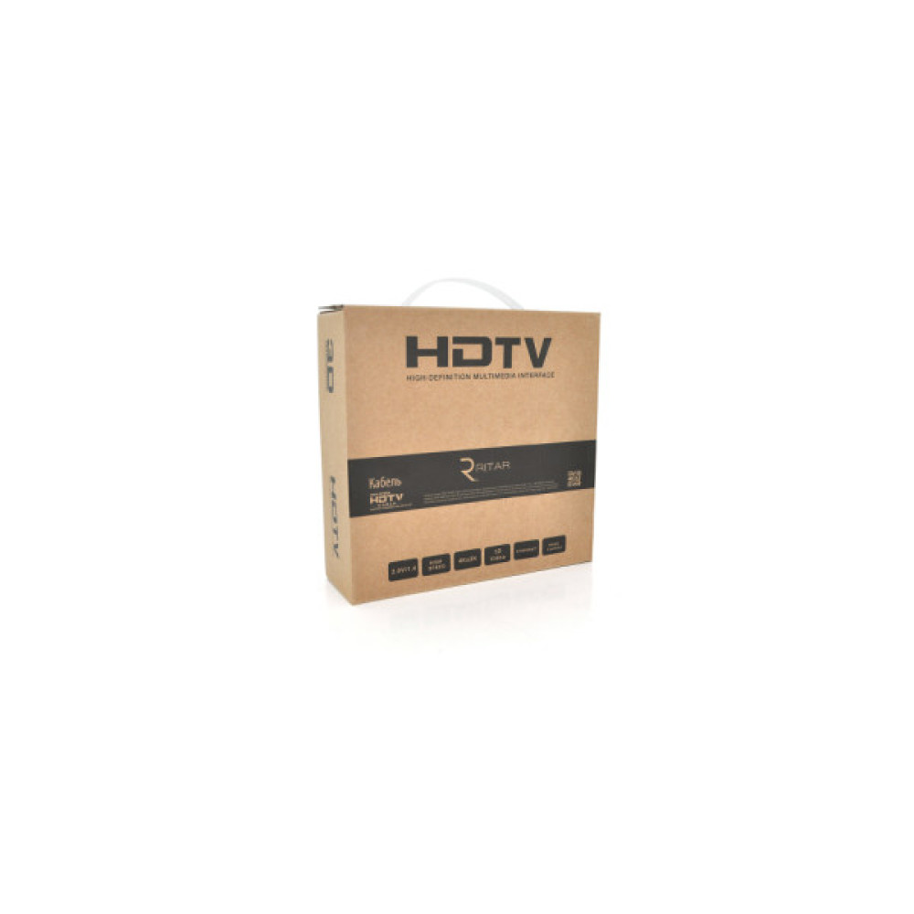 Кабель мультимедійний HDMI M to HDMI M 15.0m V1.4 1080P black Ritar (HDMI(M)/(M)V1.4-15m-94B)