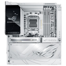 Материнcька плата ASUS ROG CROSSHAIR X870E GLACIAL sAM5 X870E 4xDDR5 M.2 USB Type-C Wi-Fi BT E-ATX білий
