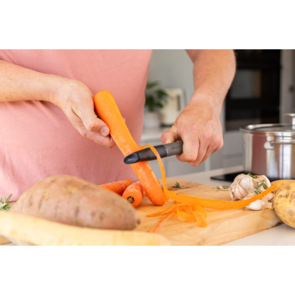 Овочечистка KitchenAid Classic вертикальна 20 см сірий (KHA112OHCHGG)