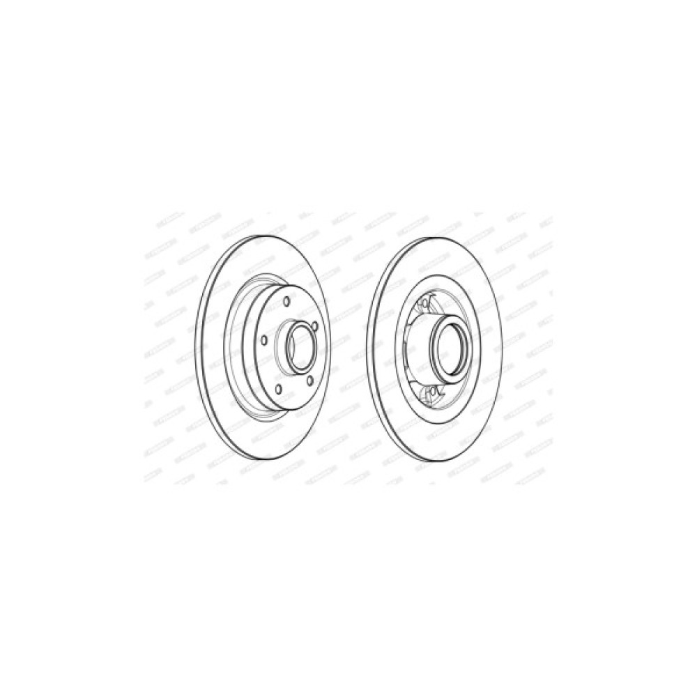 Гальмівний диск FERODO DDF1731-1