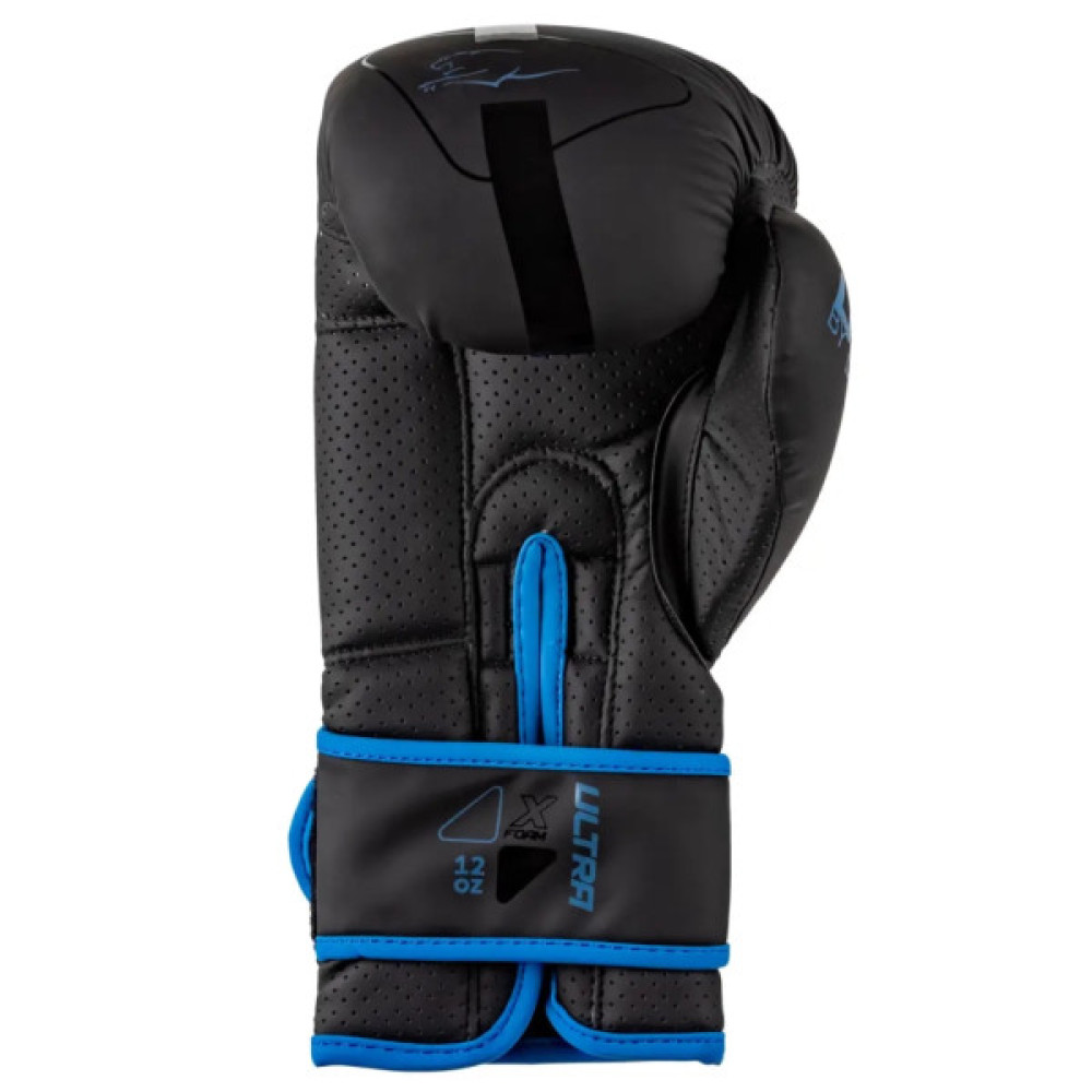 Боксерські рукавички PowerPlay 3024 Ultra Mat Чорно-Темно сині 14 унцій (PP_3024_14oz_Bl/Navy)