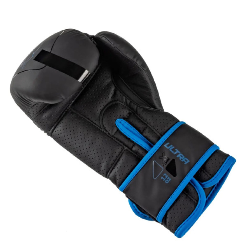 Боксерські рукавички PowerPlay 3024 Ultra Mat Чорно-Темно сині 14 унцій (PP_3024_14oz_Bl/Navy)