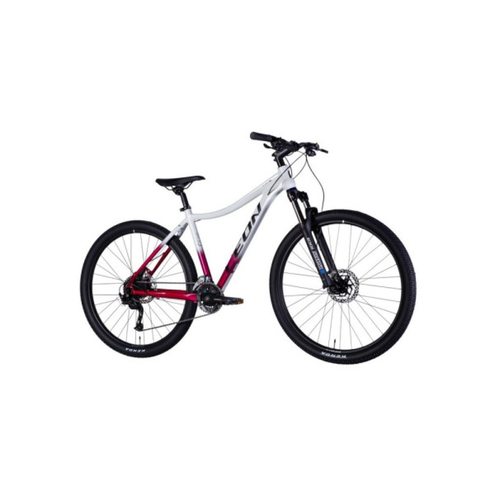 Велосипед Leon 27,5" XC LADY 80 HDD рама-18" AL 2025 білий з малиновим (OPS-LN-27,5-007)