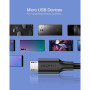 Дата кабель USB 2.0 AM to Micro 5P 2.0m US289 Black Ugreen (60138) Дата кабель USB 2.0 AM to Micro 5P 2.0m US289 Black Ugreen (60138)