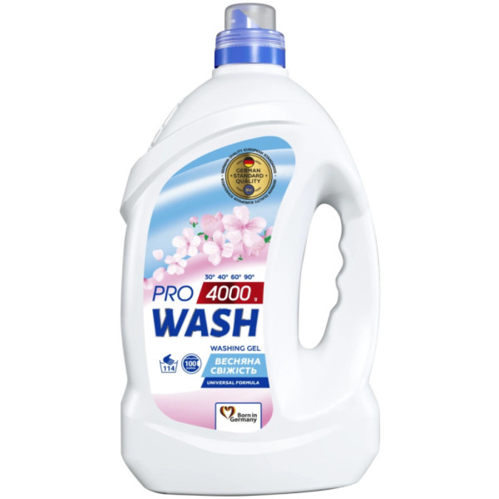 Гель для прання Pro Wash Universal Весняна свіжість 4 кг (4823128000983)