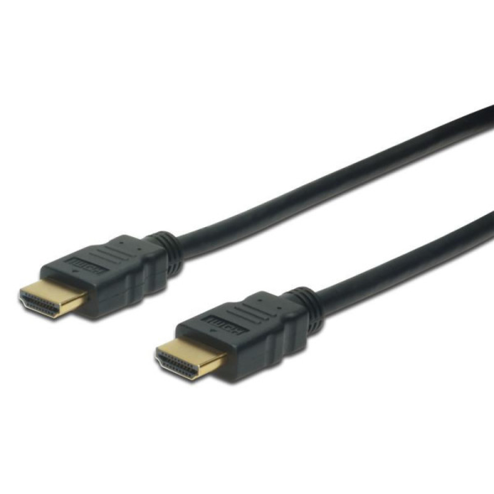 Кабель ASSMANN HDMI High speed + Ethernet (AM/AM) 5.0м, чорний