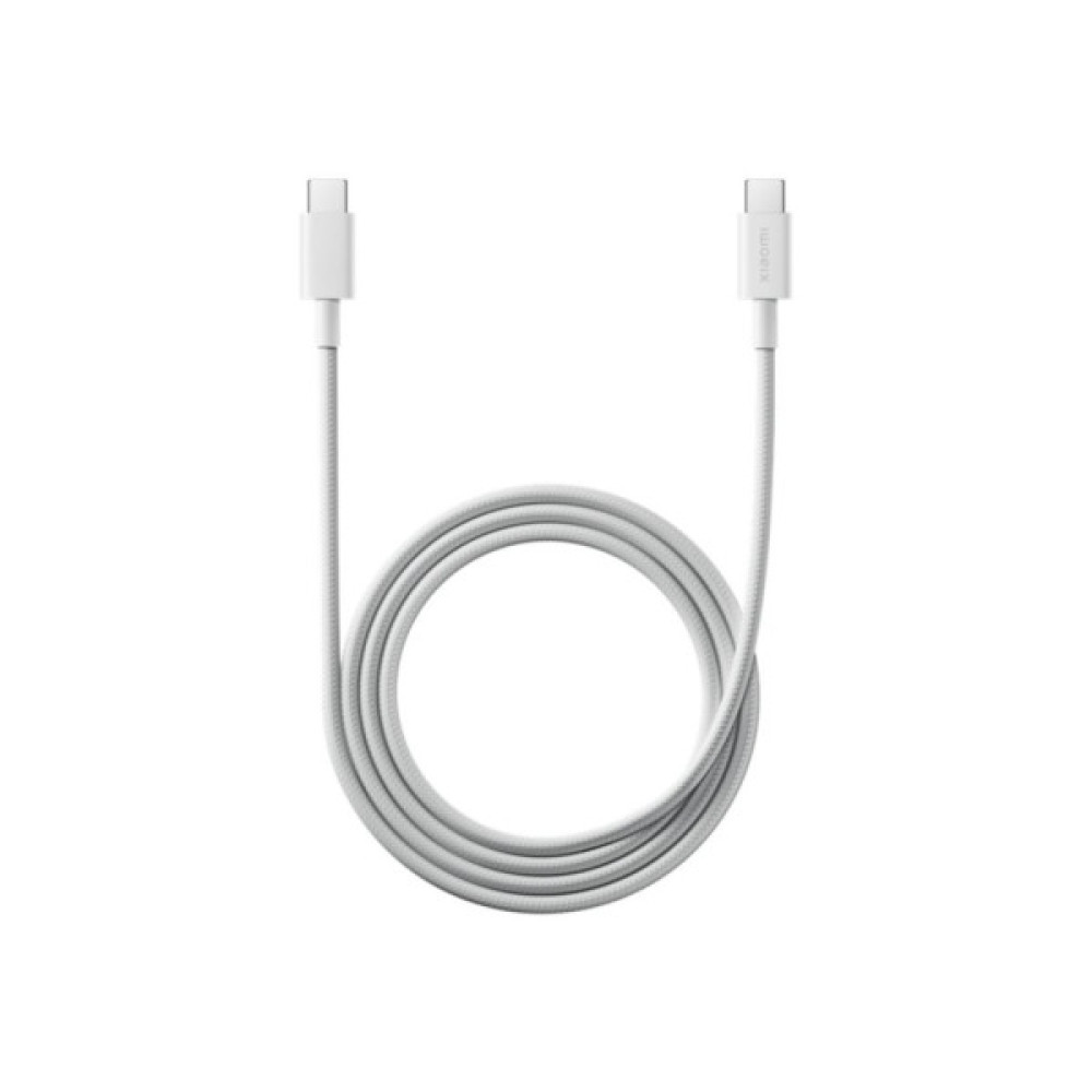 Дата кабель USB-C to USB-C 1.0m 6A braided white Xiaomi (1169403)