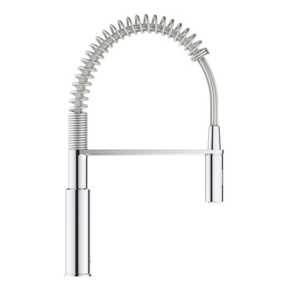 Змішувач для кухні Grohe Via Cosmo, довж.виливу - 236мм, поворотний/гнучкий, 1важіль, хром
