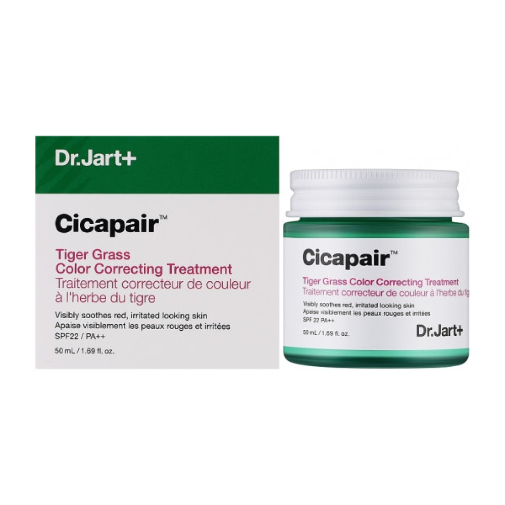 Крем для обличчя Dr. Jart+ Cicapair Tiger Grass Color Correcting Treatment SPF22 PA++ 50 мл (8809844991084)