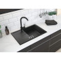 Набір для кухні Deante Leda, гранітна мийка ZRD_2113 + зміш. BOC_B740, графіт