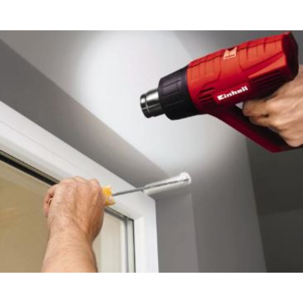 Фен будівельний Einhell TH-HA 2000/1 2000Вт 350-550°C 300/500л/хв 0.49кг