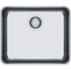 Мийка кухонна Franke Aton, нерж.сталь, прямокутник, без крила, 510х430х180мм, чаша - 1, накладна, ANX 110-48, нерж поліров.