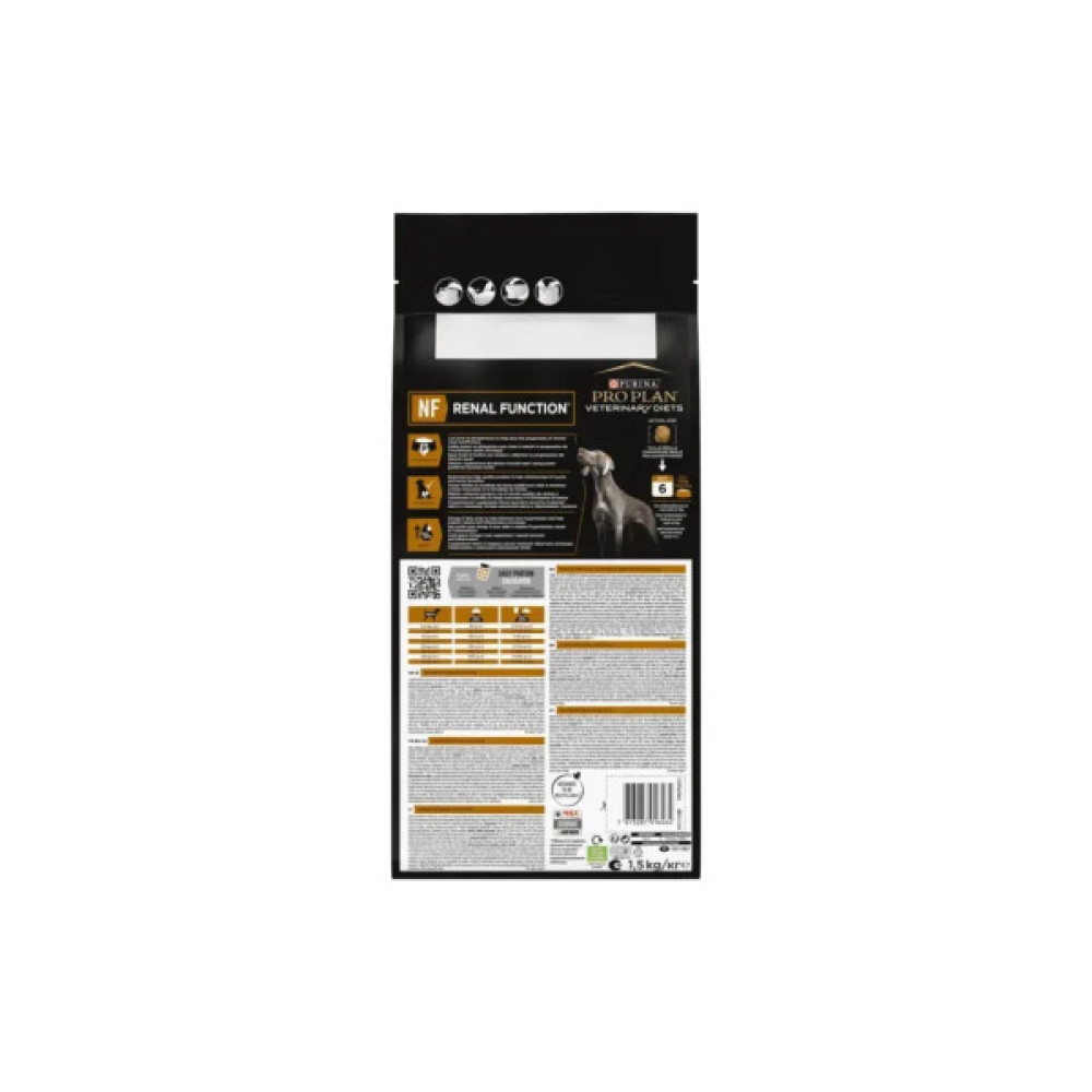 Сухий корм для собак Purina Pro Plan Veterinary Diets NF Renal Function 1.5 кг (7613287916464)