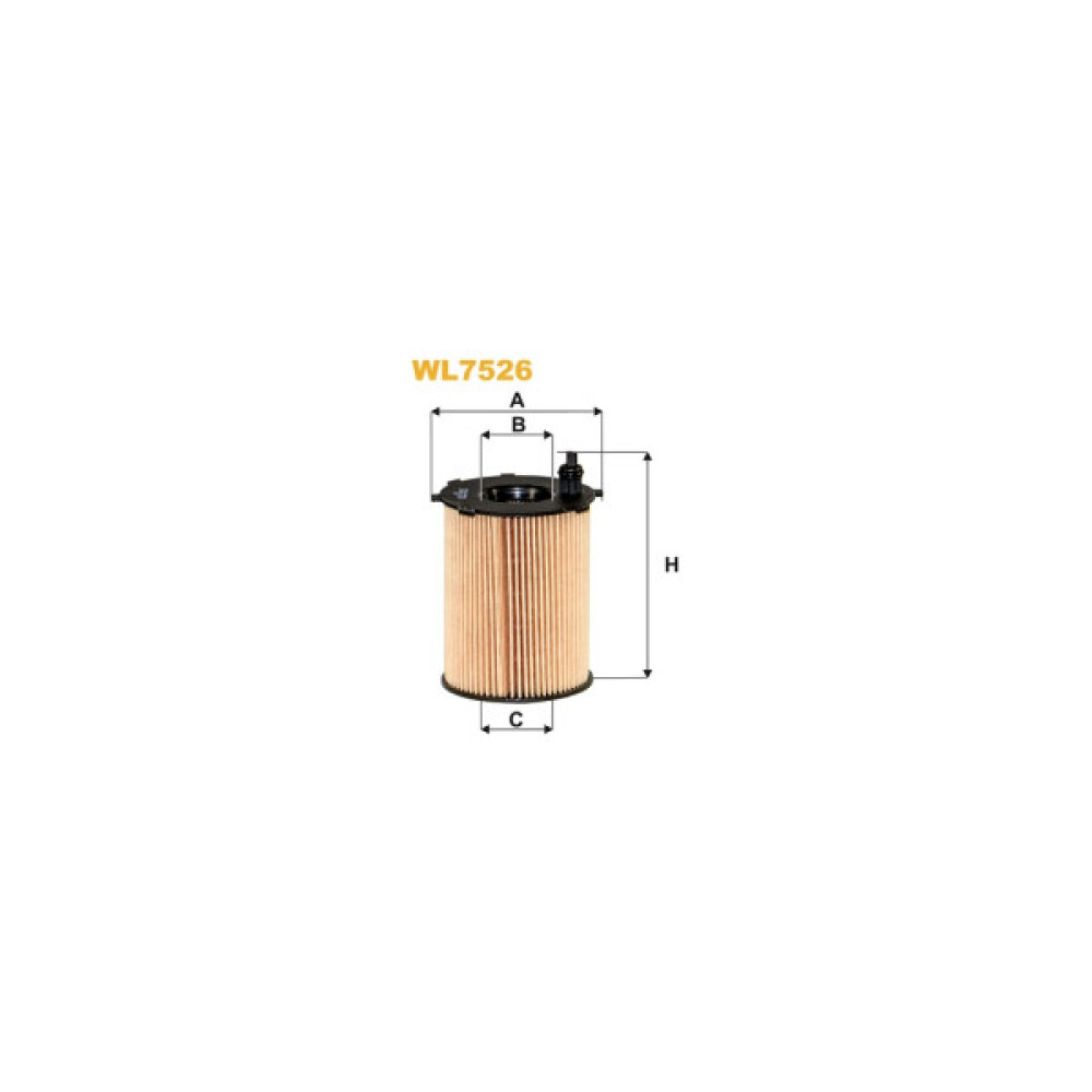 Фільтр масляний Wixfiltron WL7526 Фільтр масляний Wixfiltron WL7526