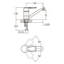 Змішувач AQUATICA MD-2B144C (MD-2B144C 9712120) Змішувач AQUATICA MD-2B144C (MD-2B144C 9712120)