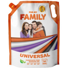 Гель для прання For My Family Універсальний 2 кг (4260637721211) Гель для прання For My Family Універсальний 2 кг (4260637721211)