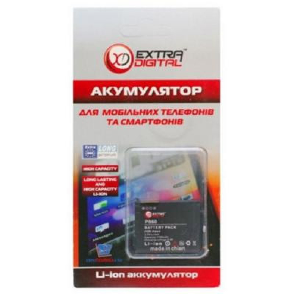 Акумуляторна батарея Extradigital HTC Polaris 100 (1100 mAh) (DV00DV6089)