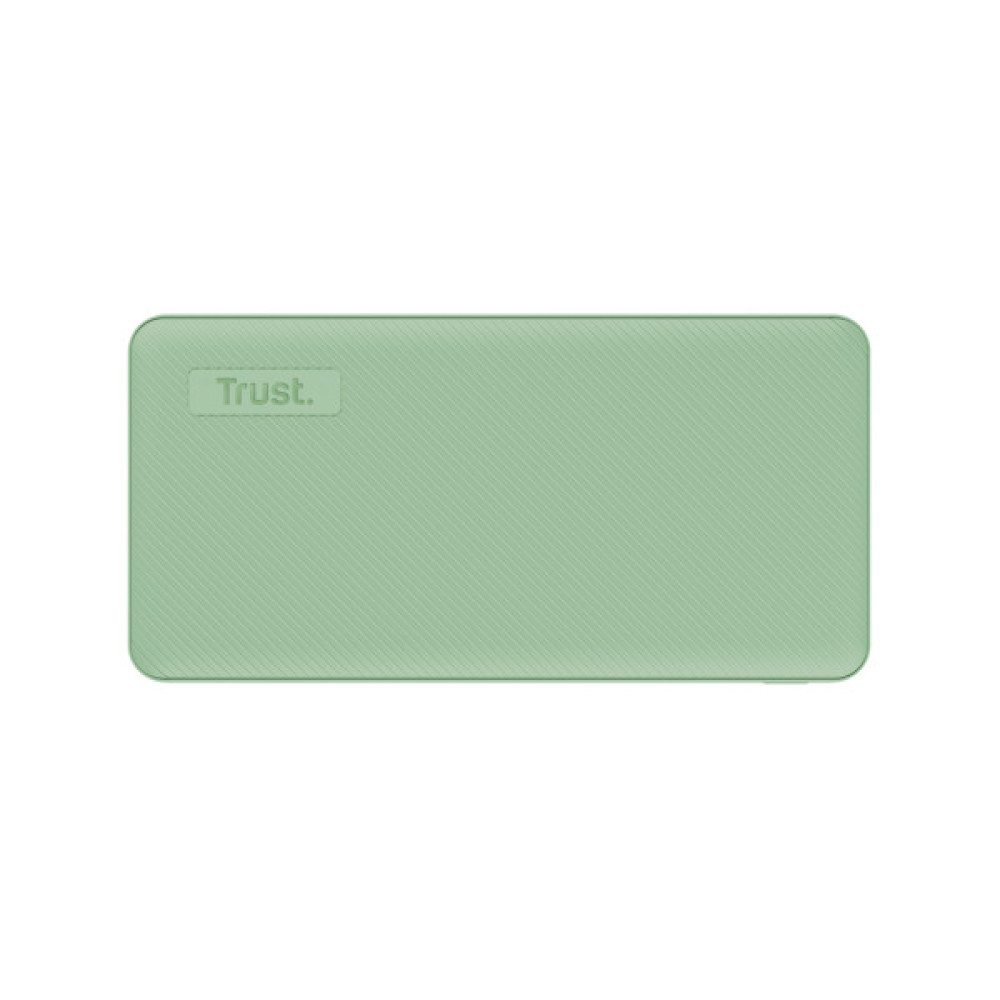Батарея універсальна Trust Primo 20000 mAh ECO (USB-C/3A, 2*USB-A/2.4А) Green (25027_TRUST)