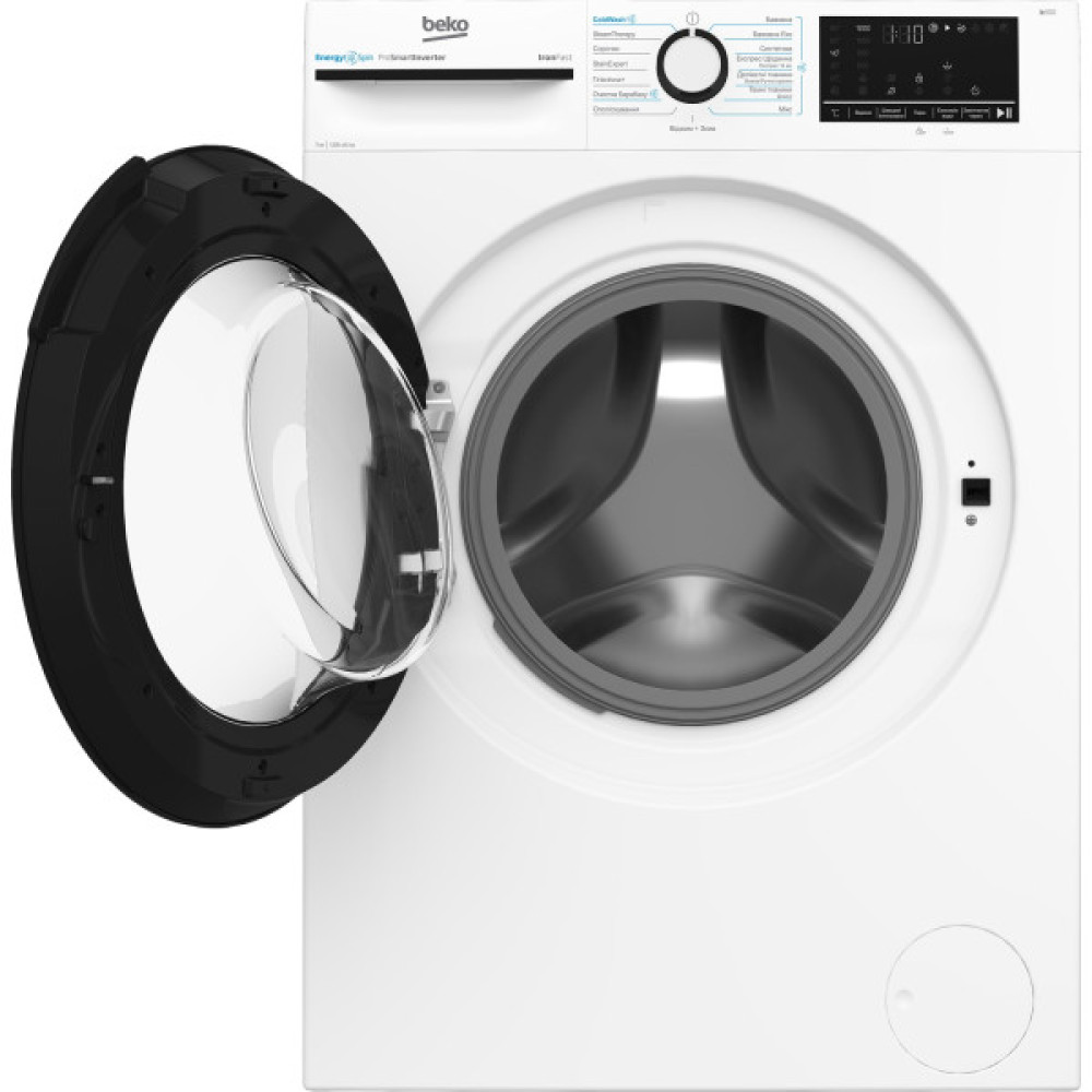Пральна машина Beko фронтальна, 7кг, 1200, A+++, 50см, дисплей, інвертор, пара, білий