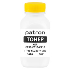 Тонер XER C230/C310/C410, 80 г, Yellow Patron (PN-XC230-Y-080)