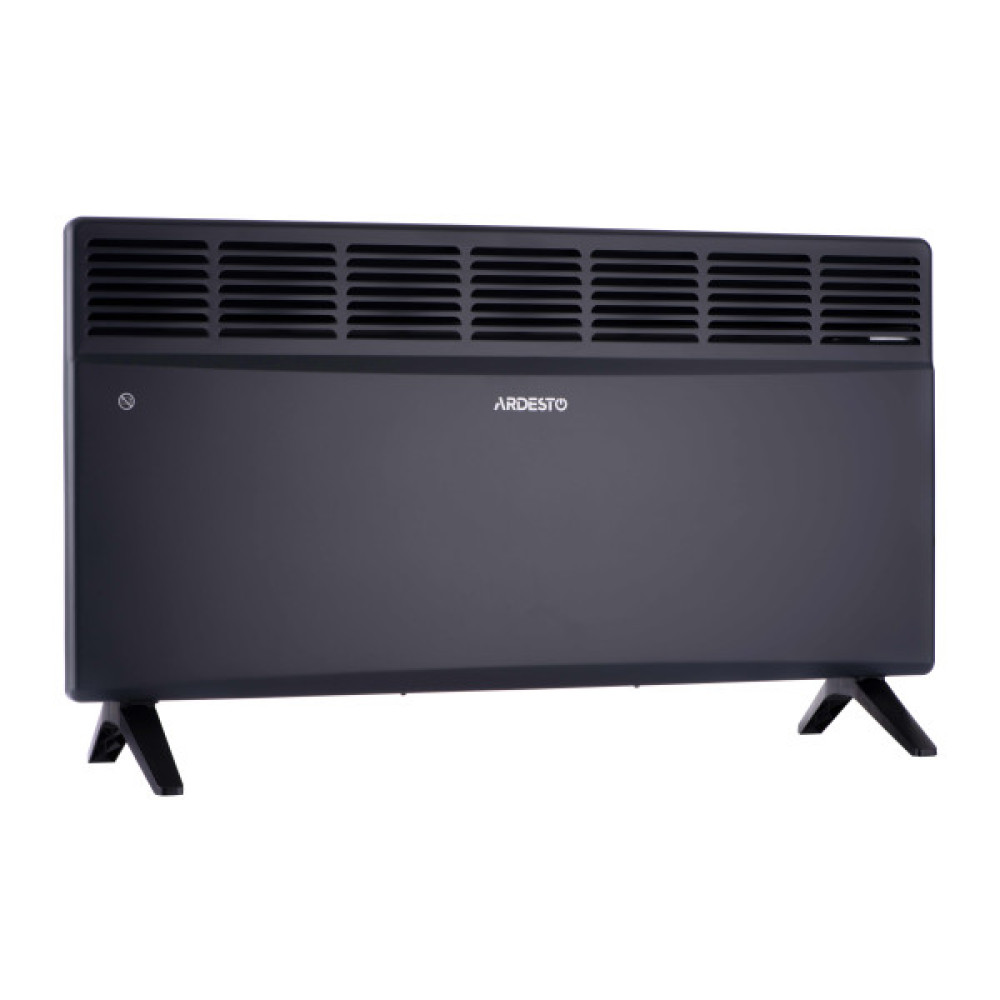 Конвектор електричний ARDESTO CH-2500MCA, 2500 Вт, 25 м2, закритий нагрів. елемент, IP24, мех. керування, антрацит матовий