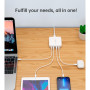 Зарядний пристрій Choetech GaN 2 USB-A / 2 USB-C 100W QC3.0/PD/PPS (PD8008-EU-WH) Зарядний пристрій Choetech GaN 2 USB-A / 2 USB-C 100W QC3.0/PD/PPS (PD8008-EU-WH)