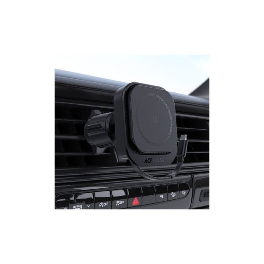 Універсальний автотримач Acefast D32 Magnetic wireless charging (6974316283225)