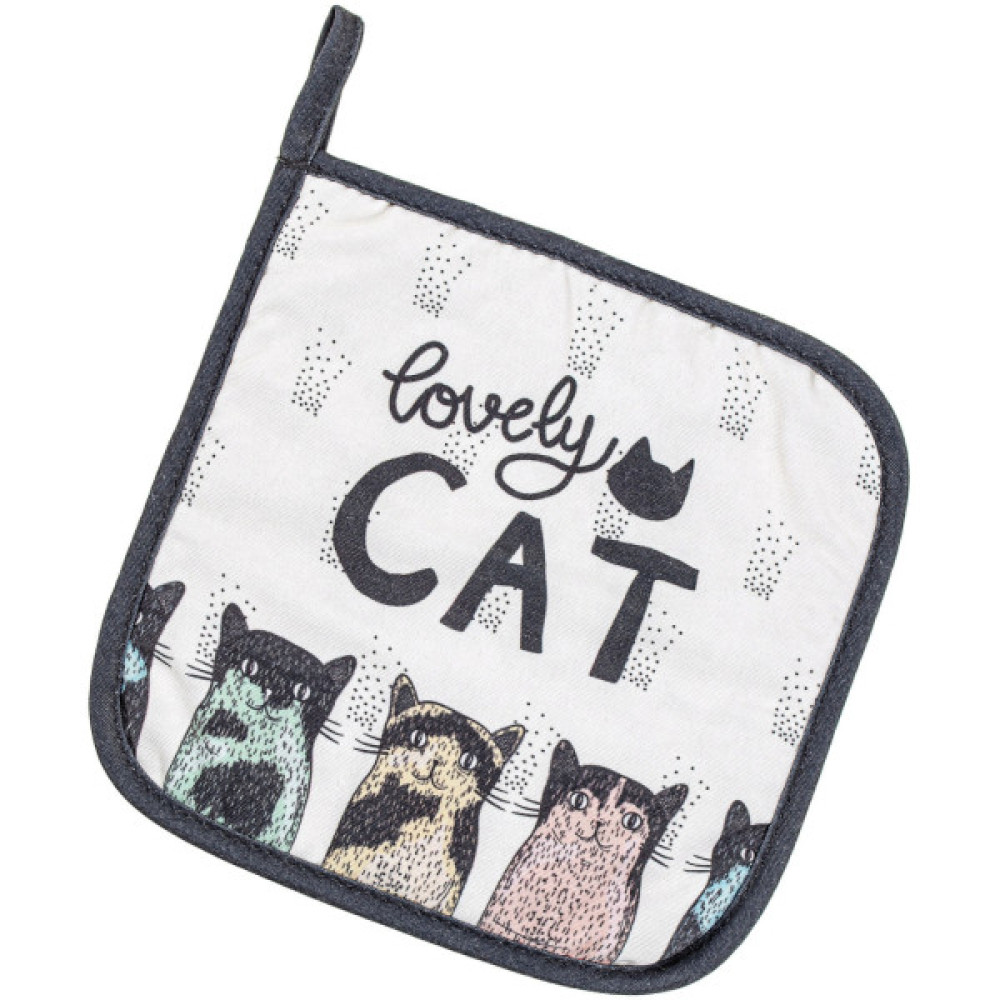 Кухонна прихватка Home Line Lovely Cat 20x20 см (182834)