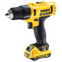 Дриль-шурупокрут DeWalt XR Li-Ion 12В акб 2х2А·год 24Нм 400-1500об/хв патрон 10мм ЗП кейс 1.1кг