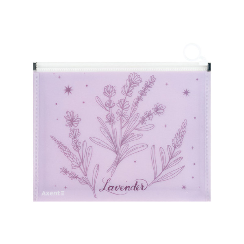 Папка на блискавці Axent zip-lock А5 Lavender-2 (1498-37-A)