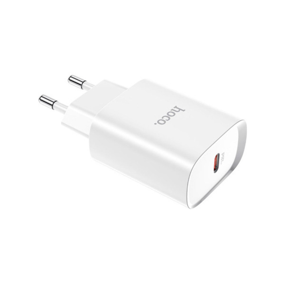 Зарядний пристрій HOCO N14 Smart Charging USB-C PD20W White (6931474745026)