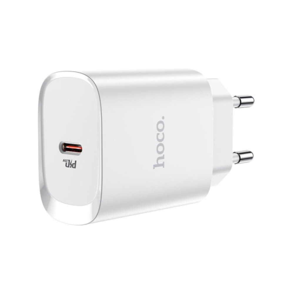 Зарядний пристрій HOCO N14 Smart Charging USB-C PD20W White (6931474745026)