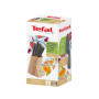 Набір ножів Tefal Fresh Kitchen, дерев'яна колода, 5шт, нержавіюча сталь, чорний (K122S504)