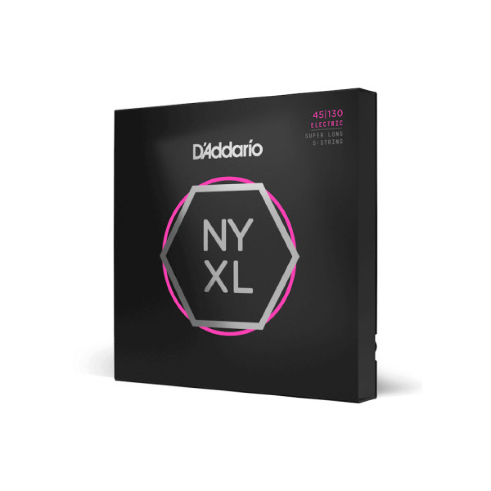Струни для гітари D'Addario NYXL Bass Regular Light 5-String / Super Long Scale (45-130) (NYXL45130SL)