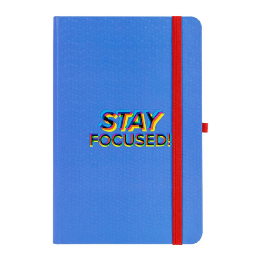 Книга записна Optima Stay Focused А5 128 аркушів лінія фіолетовий (O20812-38)