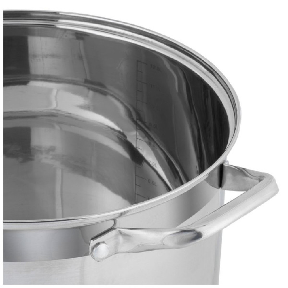 Каструля Resto Libra із кришкою 28 см 13 л (92008)