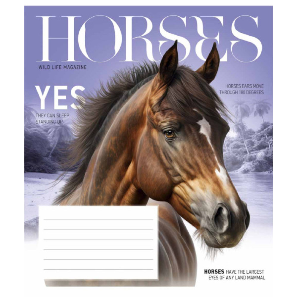 Зошит Школярик Fauna magazine 12 аркушів лінія (012-3428L)