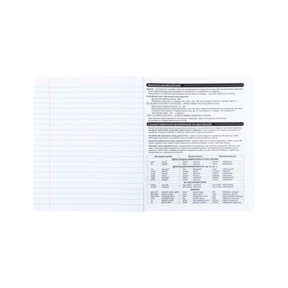 Зошит Kite предметний Cyber 48 аркуші, лінія, английська мова (K25-240-28)