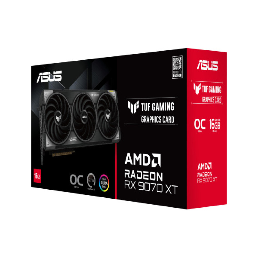 Вiдеокарта ASUS Radeon RX 9070 XT 16GB GDDR6 OC TUF-RX9070XT-O16G-GAMING