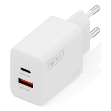 Зарядний пристрій Digitus 1xUSB-C + 1xUSB 20W (DA-10300)