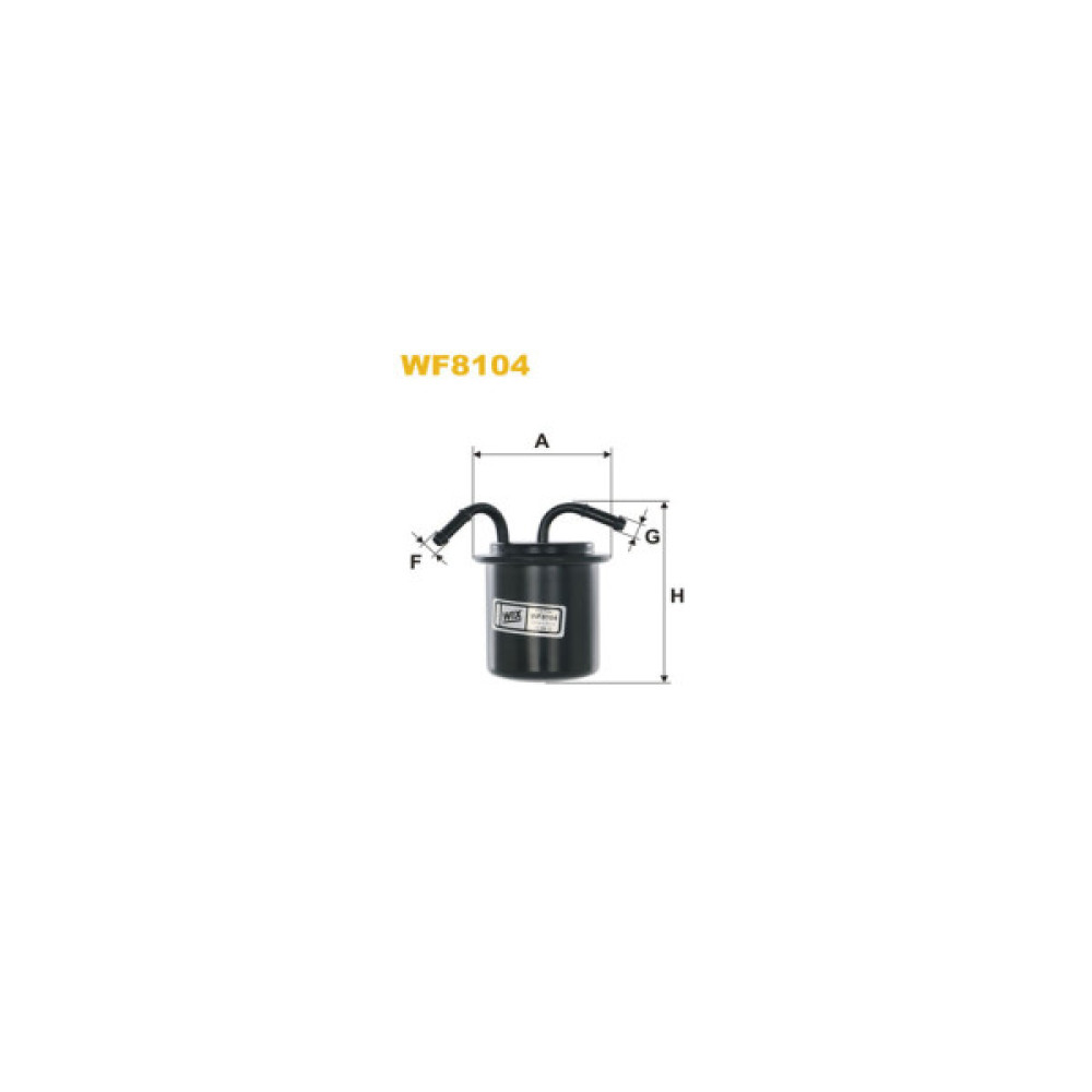 Фільтр паливний Wixfiltron WF8104