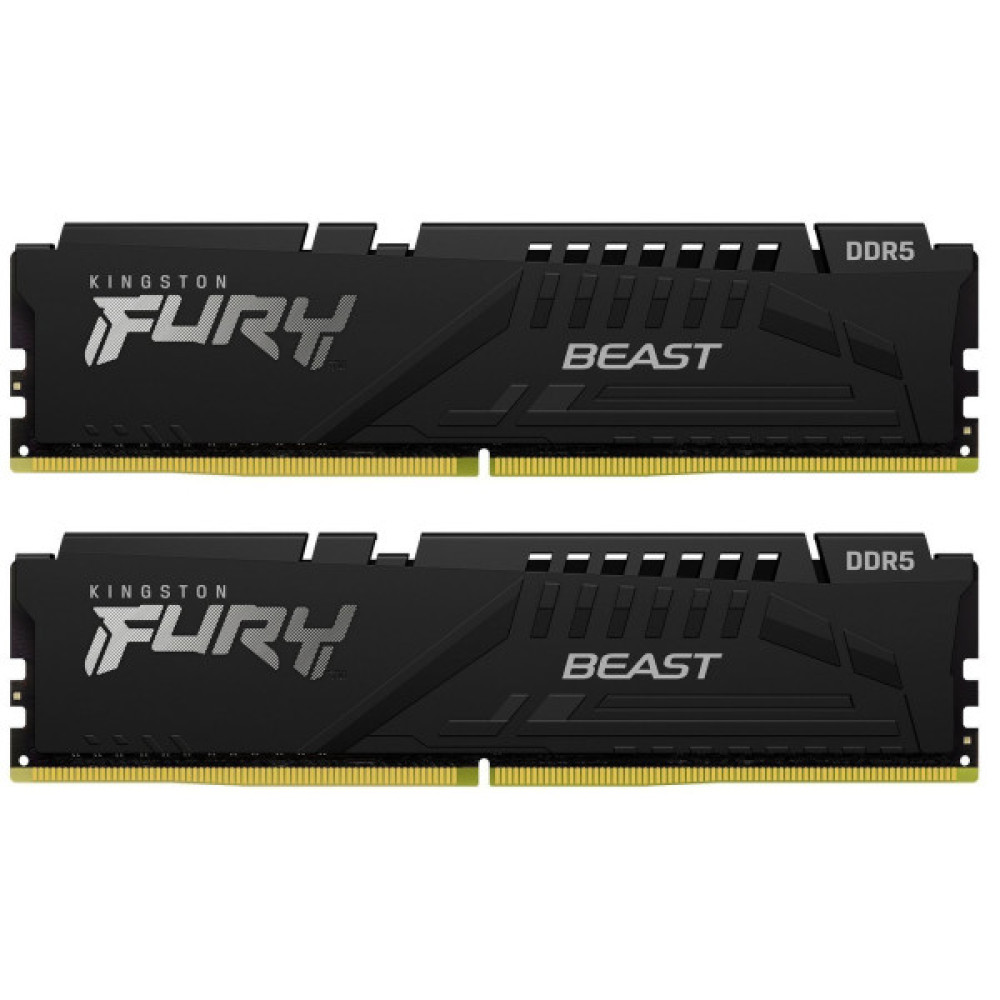 Пам'ять ПК Kingston DDR5 64GB KIT (32GBx2) 5600 FURY Beast