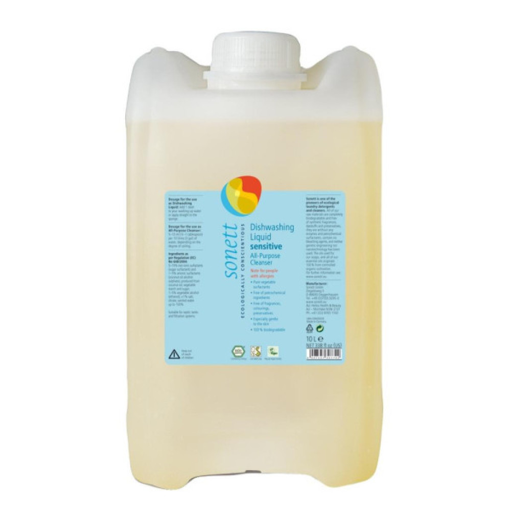 Засіб для ручного миття посуду Sonett Органічний Нейтральна серія Концентрат 10 л (4007547307940)
