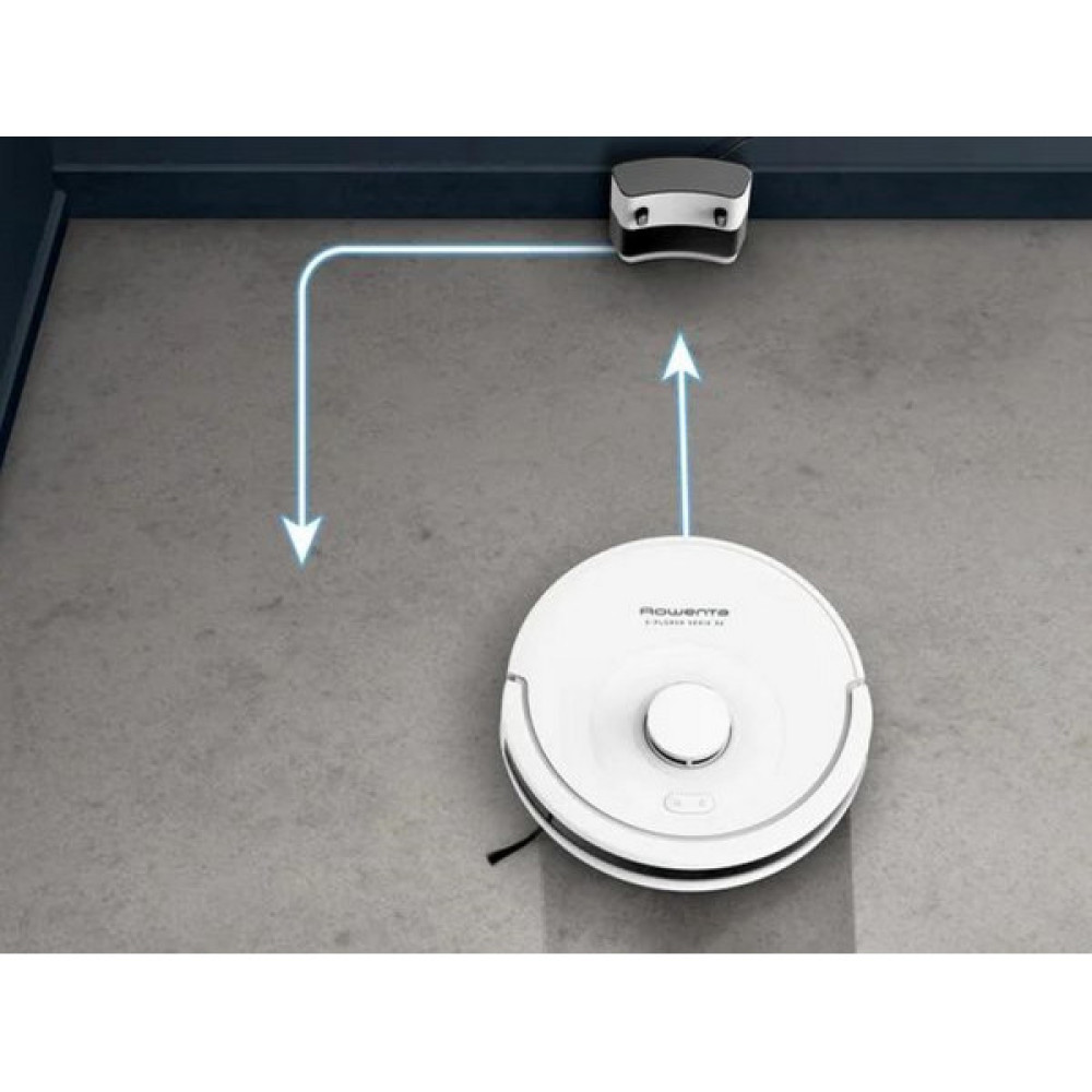 Робот-пилосос Rowenta миючий X-Plorer Serie 90, 6000ПаВт, h=9.7см, 0.26л, конт пил -0.29л, автон. робота до 270хв, білий