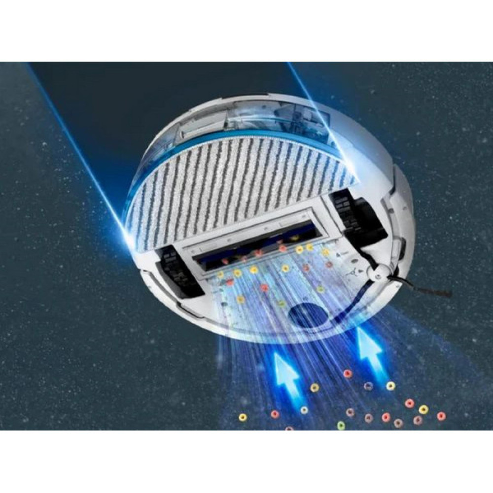 Робот-пилосос Rowenta миючий X-Plorer Serie 90, 6000ПаВт, h=9.7см, 0.26л, конт пил -0.29л, автон. робота до 270хв, білий