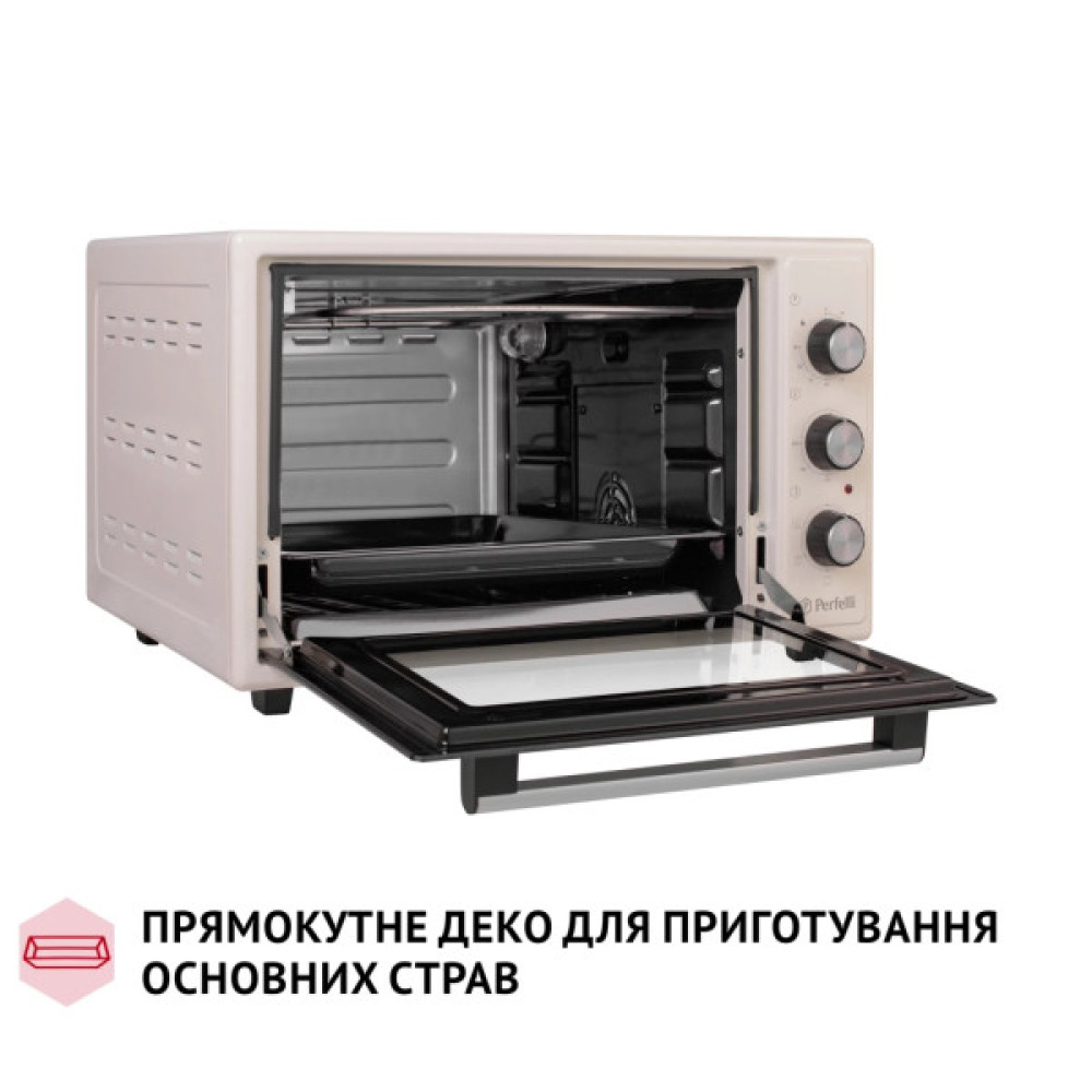Електропіч Perfelli TRIMO 37 IVORY