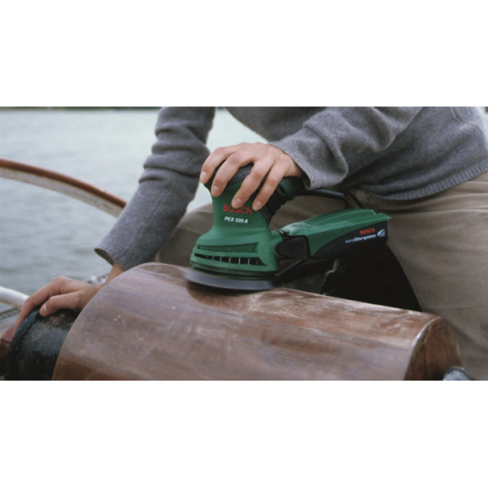 Шліфмашина ексцентрикова Bosch PEX 220 A 200Вт 125мм 24000об·хв 1.2кг